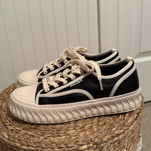 Steve Madden Verdasco black sneakers - 8 - NWOB - Picture 2 of 9